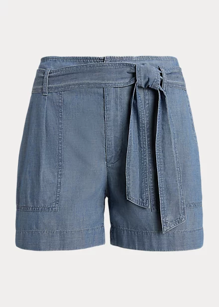 Belted Chambray Short - Image 2
