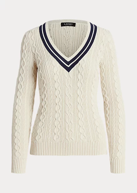 Cable-Knit Cricket Jumper - Image 2