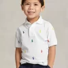 Polo Pony Cotton Mesh Polo Shirt