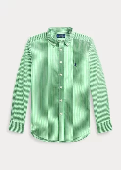 Striped Cotton Poplin Shirt