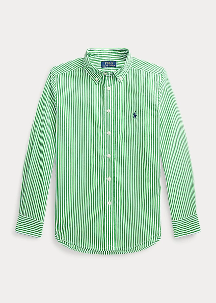 Striped Cotton Poplin Shirt