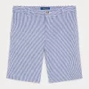 Stretch Cotton Seersucker Short