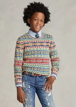 Fair Isle Cotton-Blend Jumper