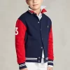 Crest Fleece Baseball Jacket