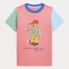 Polo Bear Colour-Blocked Cotton Tee