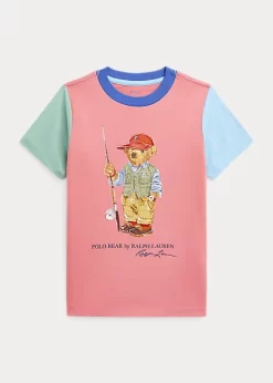 Polo Bear Colour-Blocked Cotton Tee