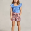 Floral Cotton Poplin Short