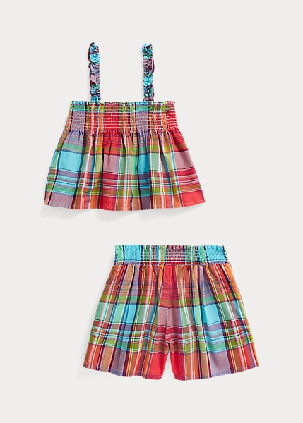 Cotton Madras Short Set - Image 2