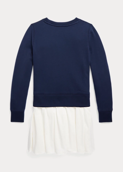 Big Pony Fleece Sweatshirt Dress - Image 3