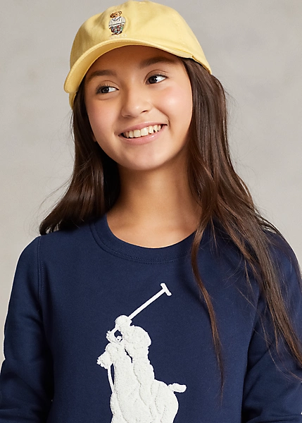 Big Pony Fleece Sweatshirt Dress - Image 5