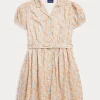 Floral Cotton Baptiste Shirtdress