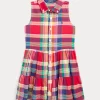 Cotton Madras Shirtdress