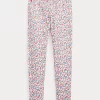 Floral Stretch Jersey Legging