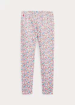 Floral Stretch Jersey Legging