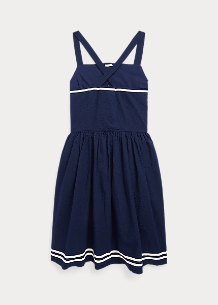 Anchor Cotton Seersucker Dress - Image 2
