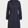Belted Double-Breasted Trench Coat