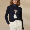 Tuxedo Polo Bear Cotton Jumper