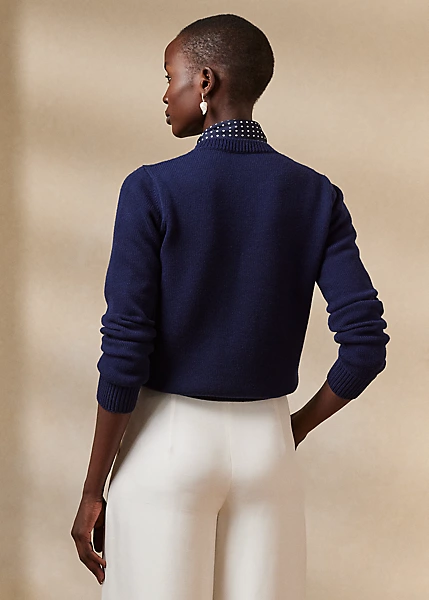 Intarsia-Knit RL Merino-Silk Jumper - Image 4