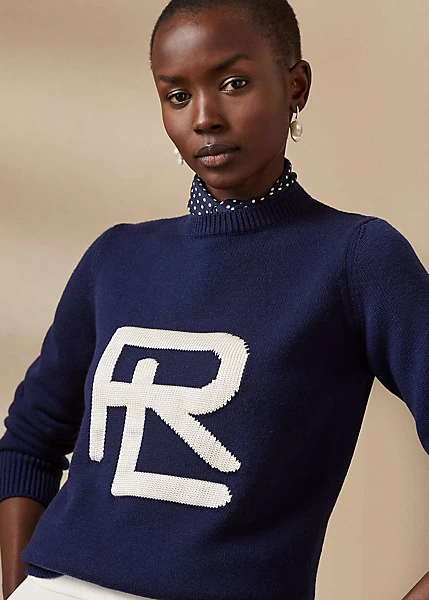 Intarsia-Knit RL Merino-Silk Jumper - Image 5