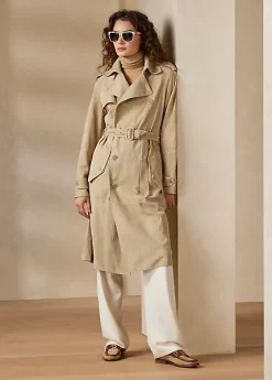 Baird Lamb-Suede Trench Coat