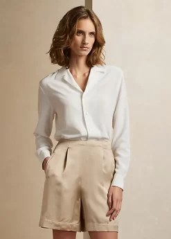 Darien Crepe De Chine Shirt