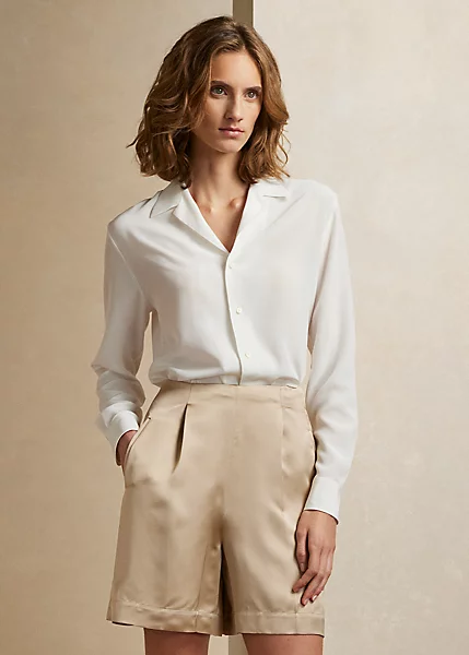 Darien Crepe De Chine Shirt