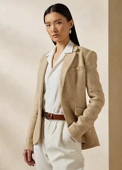 Kayli Herringbone Tweed Jacket
