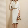 Knowles Silk Shantung Day Dress
