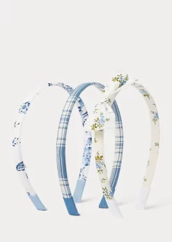 Floral Thin Headband Three-Pack
