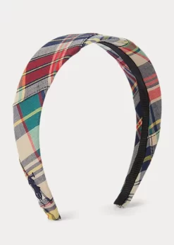 Plaid Cotton Headband