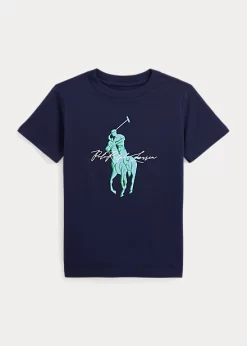 Big Pony Logo Cotton Jersey Tee