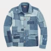 Patchwork Cotton Workshirt Jumper