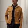 Clifton Suede Trucker Jacket