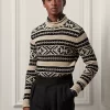 Patterned Silk Roll Neck Jumper