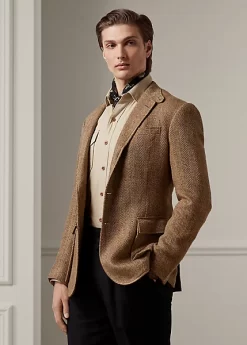 Kent Hand-Tailored Herringbone Jacket
