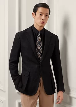 Kent Hand-Tailored Linen-Blend Jacket