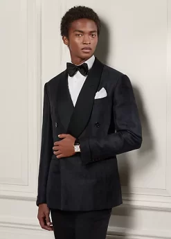 Kent Hand-Tailored Ikat Tuxedo Jacket