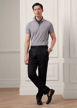 Gregory Hand-Tailored Linen-Silk Trouser