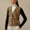 Leopard-Print Haircalf And Wool Cardigan