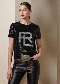 RL Sequined Jersey Tee