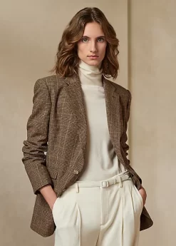 Odera Glen Plaid Tweed Jacket