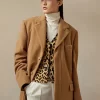 Beatrisa Camel-Hair Coat