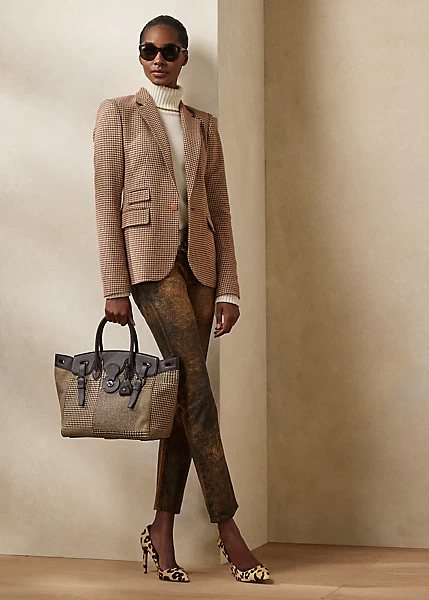 Parker Houndstooth Tweed Jacket - Image 3