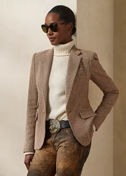 Parker Houndstooth Tweed Jacket