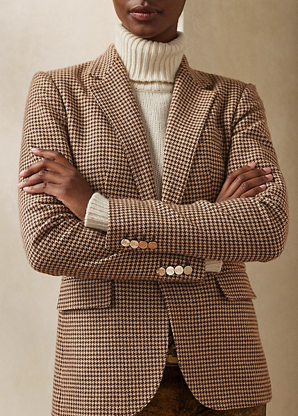 Parker Houndstooth Tweed Jacket - Image 4