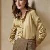Cameron Mulberry Silk Satin Shirt