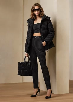 Khloe Pinstripe Wool Trouser