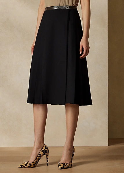 Alexandrine Stretch Flannel Skirt - Image 3