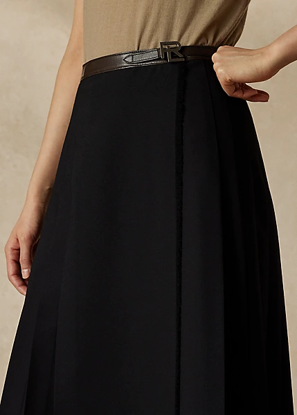 Alexandrine Stretch Flannel Skirt - Image 5