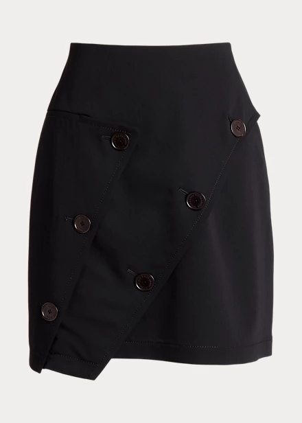 Karim Wool Gabardine Skirt - Image 2